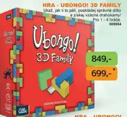 Dráčik Albi Ubongo! 3D Family nabídka