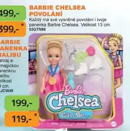 Dráčik Barbie Chelsea povolání nabídka
