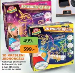Dráčik Small World Creative 3D Kreslení Jednorožci nabídka
