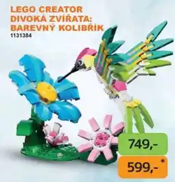 Dráčik lego creator divoká zvířata: barevný kolibřík 1131384 nabídka