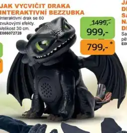 Dráčik Interaktivní bezzubka nabídka