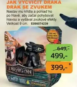 Dráčik How to Train Your Dragon Boaring Minis Toothless nabídka
