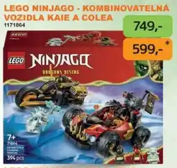 Dráčik lego ninjago kombinovatelná vozidla kaie a colea nabídka