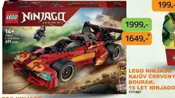 Dráčik lego ninjago kaiův červený bourák: 15 let ninjago nabídka