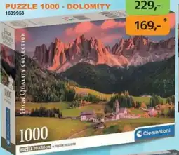 Dráčik Clementoni puzzle 1000 - dolomity nabídka
