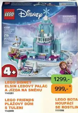 Dráčik lego disney elsin ledový palác a jízda na sněhu nabídka