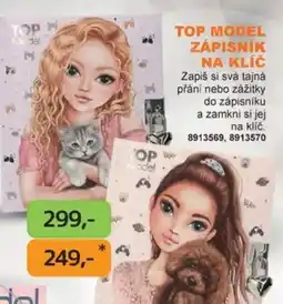 Dráčik Top model zápisník na klíč nabídka