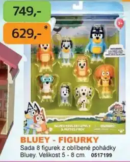 Dráčik Bluey - figurky nabídka