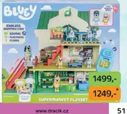 Dráčik Bluey supermarket playset nabídka