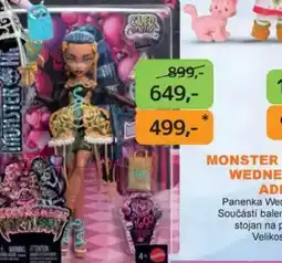 Dráčik Monster High Panenka Wednesday nabídka