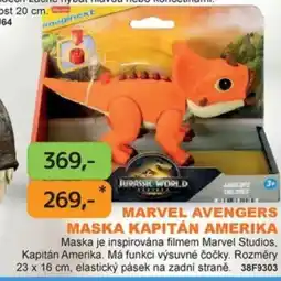 Dráčik Marvel Avengers maska kapitán amerika nabídka
