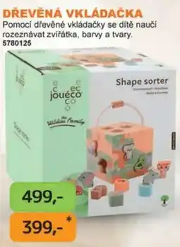 Dráčik jouéco dřevěná vkládačka nabídka