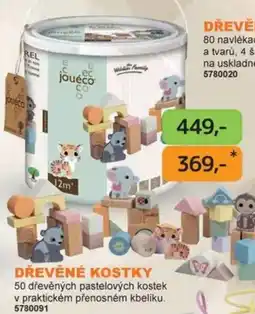 Dráčik jouéco dřevěné kostky nabídka