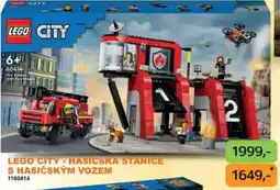 Dráčik lego city - hasičská stanice s hasičským vozem nabídka