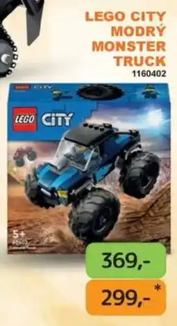Dráčik lego city modrý monster truck 1160402 nabídka