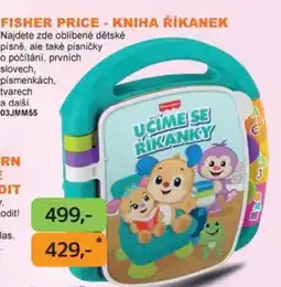 Dráčik Fisher Price kniha říkanek nabídka