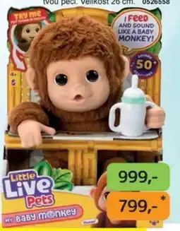 Dráčik Little Live Pets my baby monkey nabídka
