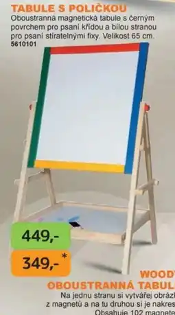 Dráčik Wood oboustranná tabule nabídka