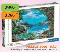 Dráčik Clementoni puzzle ráj nabídka