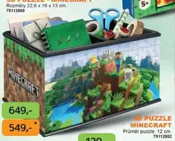 Dráčik Minecraft 3d puzzle nabídka