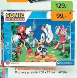 Dráčik Clementoni puzzle 104 - sonic nabídka
