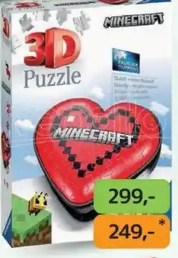 Dráčik Minecraft 3d puzzle nabídka