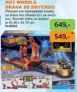 Dráčik Hot Wheels dráha se smyčkou nabídka