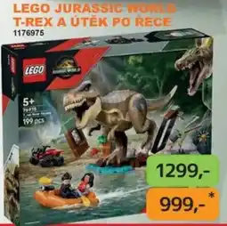 Dráčik lego jurassic world t-rex a útěk po řece nabídka
