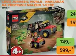 Dráčik lego jurassic world - nákladák na přepravu malého t-rexe nabídka