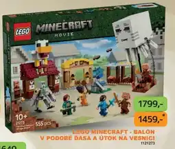 Dráčik lego minecraft - balón v podobě dasa a útok na vesnici nabídka