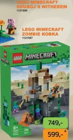 Dráčik lego minecraft zombie kobka nabídka