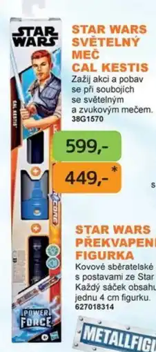 Dráčik Star Wars světelný meč cal kestis nabídka