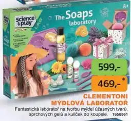 Dráčik Clementoni mýdlová laboratoř nabídka