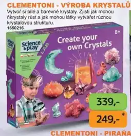 Dráčik Clementoni - výroba krystalů nabídka