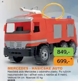Dráčik Mercedes - hasičské auto nabídka
