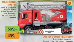 Dráčik Worxx hasičské auto nabídka
