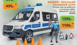 Dráčik Bruder policajní zásahové auto nabídka