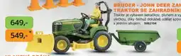 Dráčik Bruder - John Deer zahradní traktor se zahradníkem nabídka