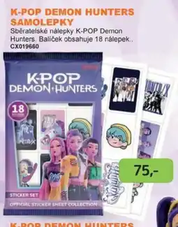 Dráčik K-pop demon hunters samolepky nabídka