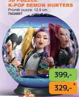 Dráčik 3d puzzle k-pop demon hunters nabídka