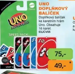 Dráčik Uno doplňkový balíček nabídka