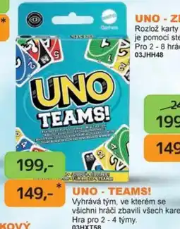 Dráčik uno teams! nabídka