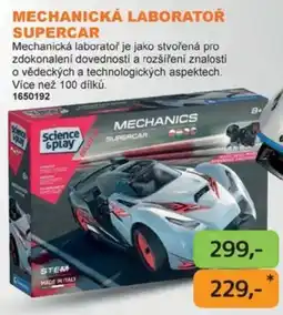 Dráčik Science & Play Mechanická laboratoř Supercar nabídka