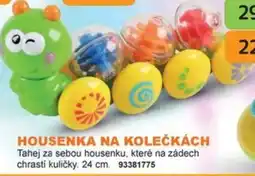 Dráčik Housenka na kolečkách nabídka
