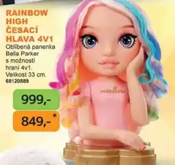 Dráčik Rainbow High česací hlava 4v1 nabídka