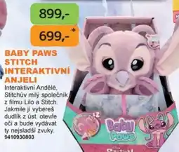 Dráčik Baby Paws Stitch interaktivní anjeli nabídka