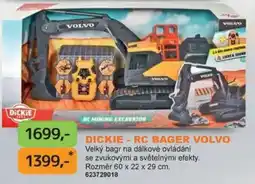 Dráčik Dickie - Rc Bager Volvo nabídka