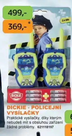Dráčik Dickie policejní vysílačky nabídka