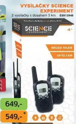Dráčik Science Experiment vysílačky nabídka