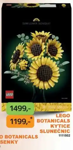 Dráčik lego kytice slunečnic nabídka